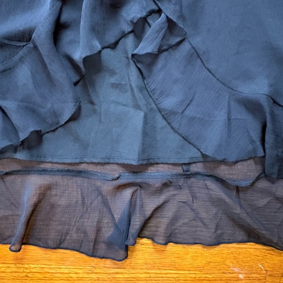 Old Navy Black Ruffle Skirt XL - Picture 2 of 4